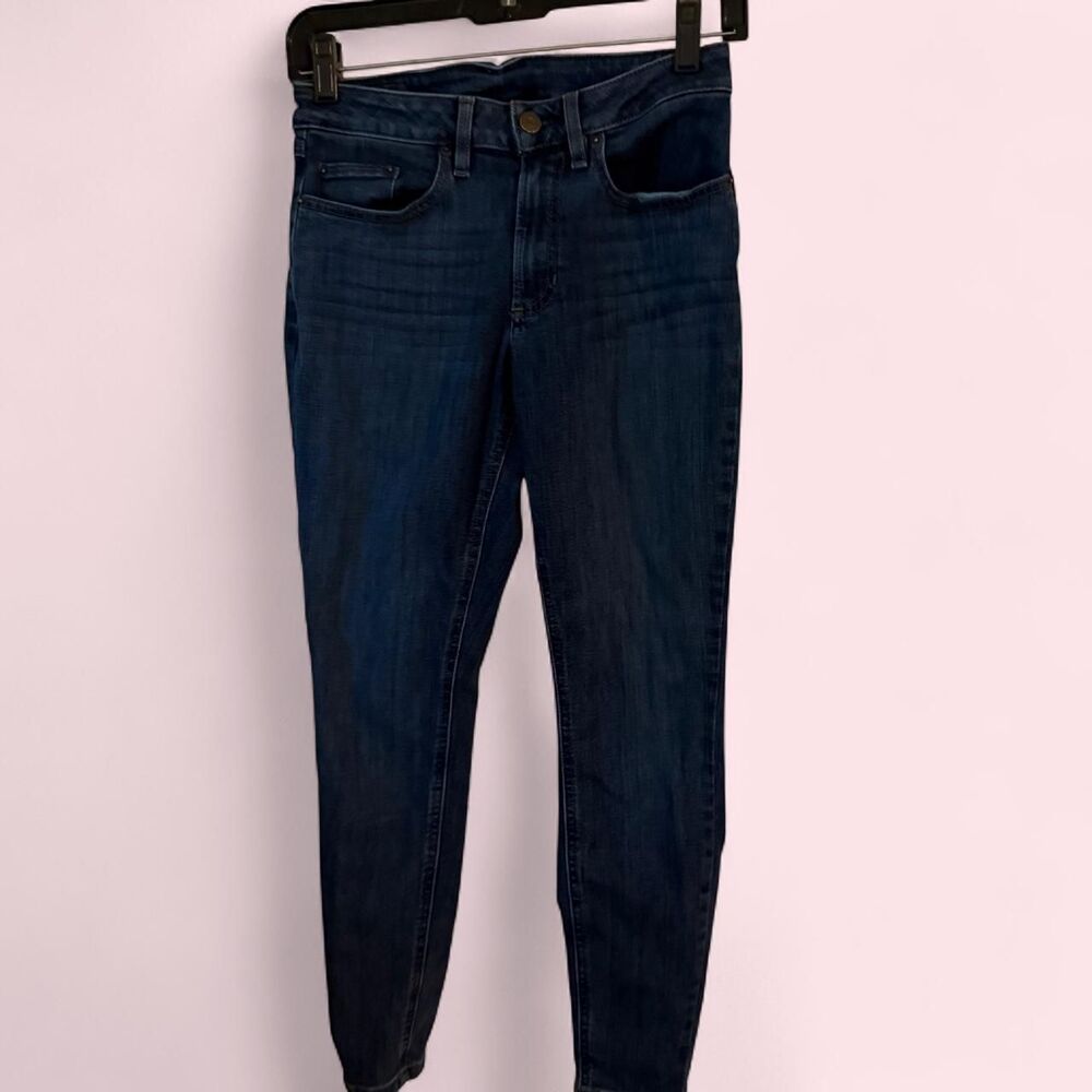 ✨ L.L. BEAN Women's Dark Wash Skinny Denim Jeans - Size 4 Petite ✨